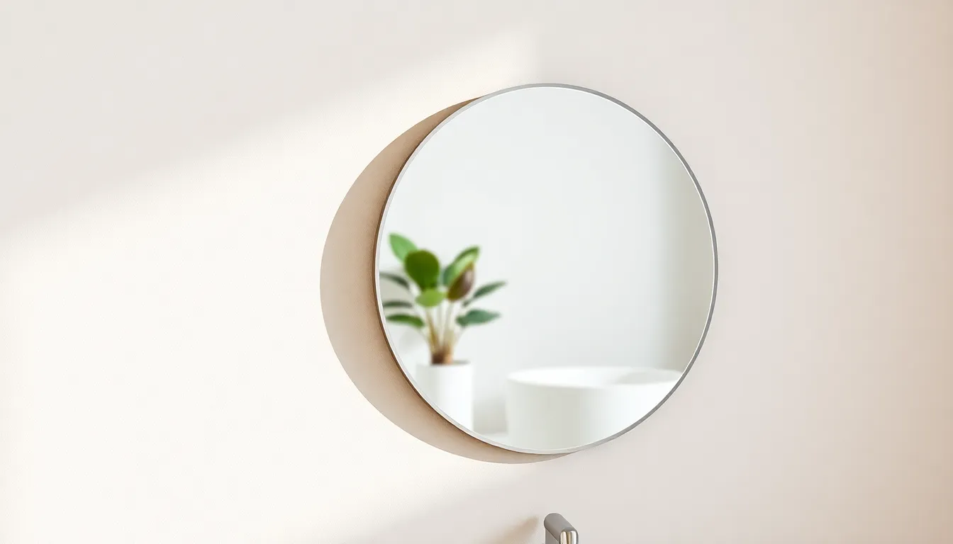 다양한 디자인의 무타공 아크릴 거울