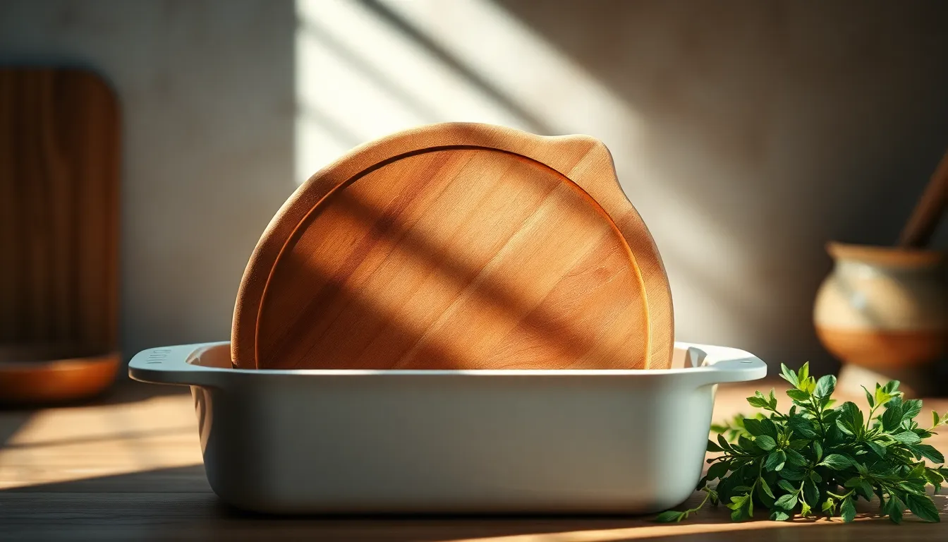 깨끗하게 살균된 도마