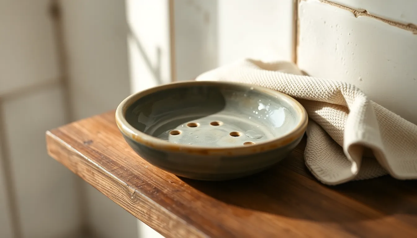 고급스러운 디자인의 무타공 비누 받침대. 스테인리스 스틸 소재로 제작되어 모던한 느낌을 줍니다.