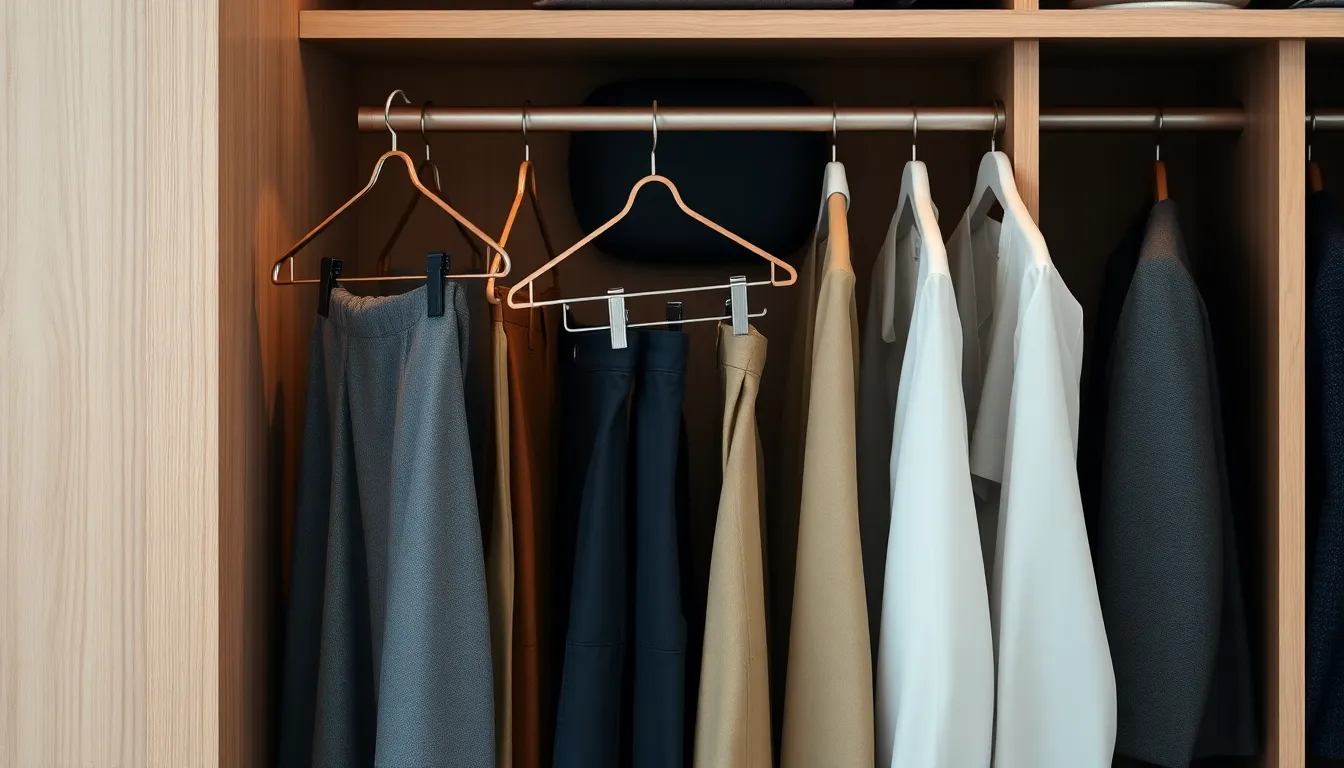 옷장 정리 후 깔끔해진 모습