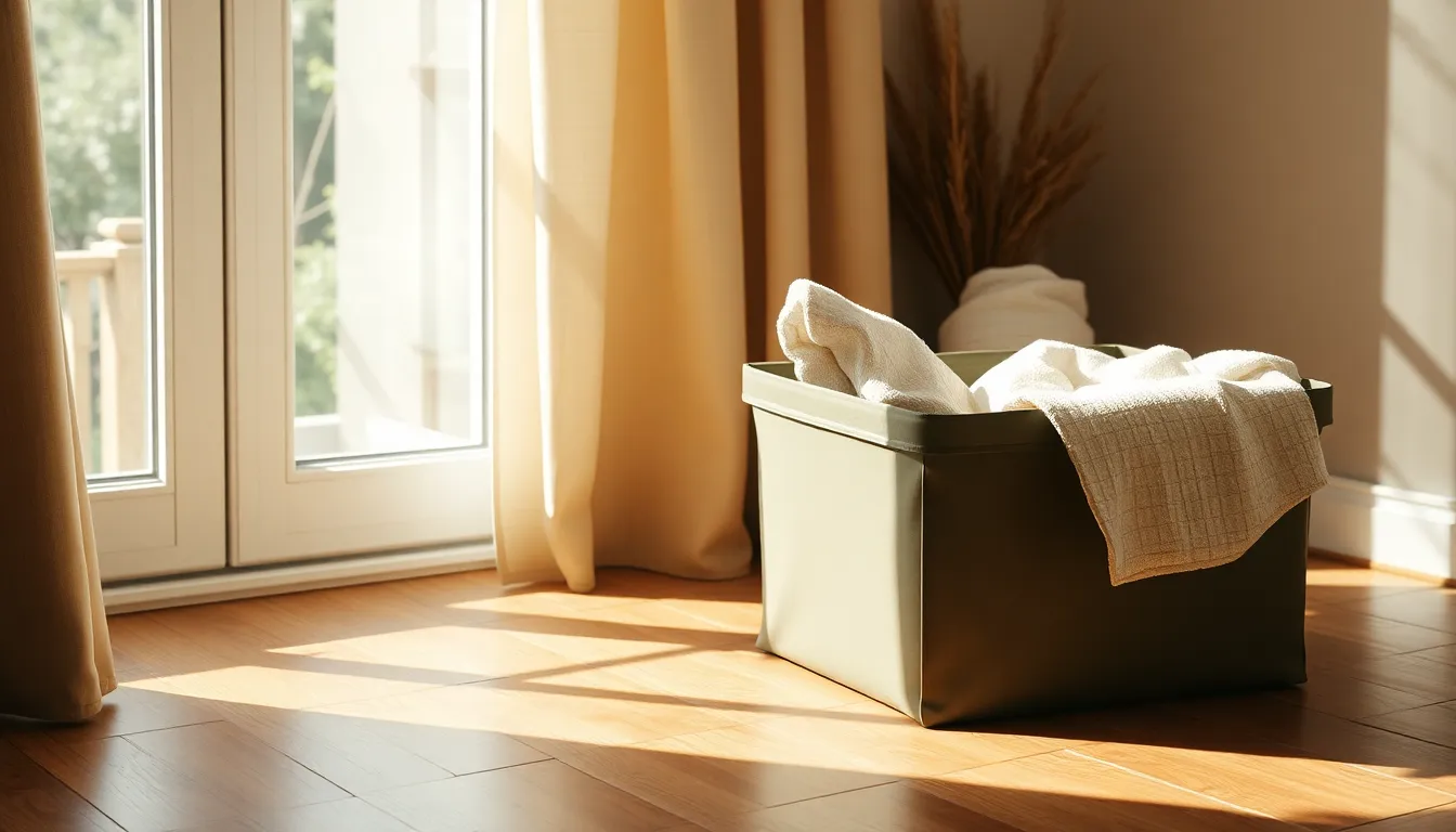 정리된 옷장 모습