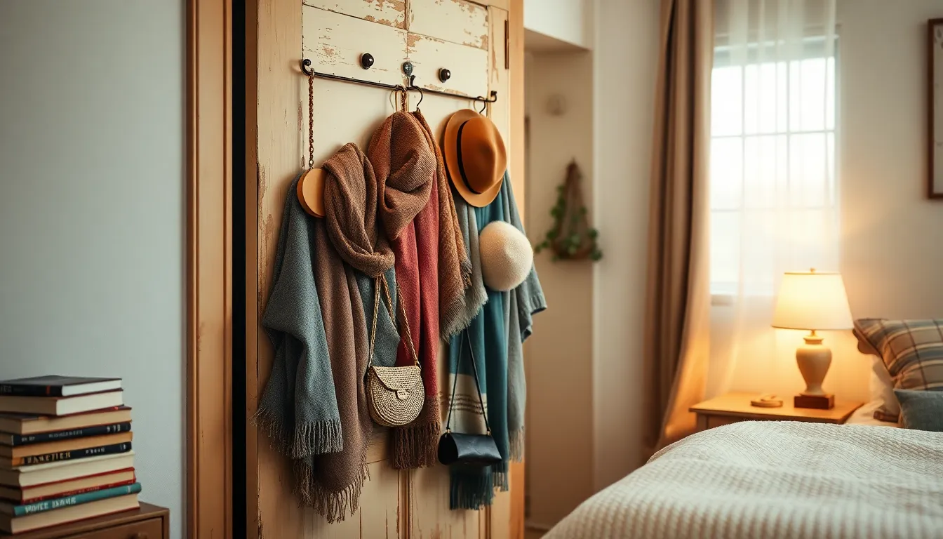 슬림 행거 설치 전후 비교. 좁은 현관의 변화