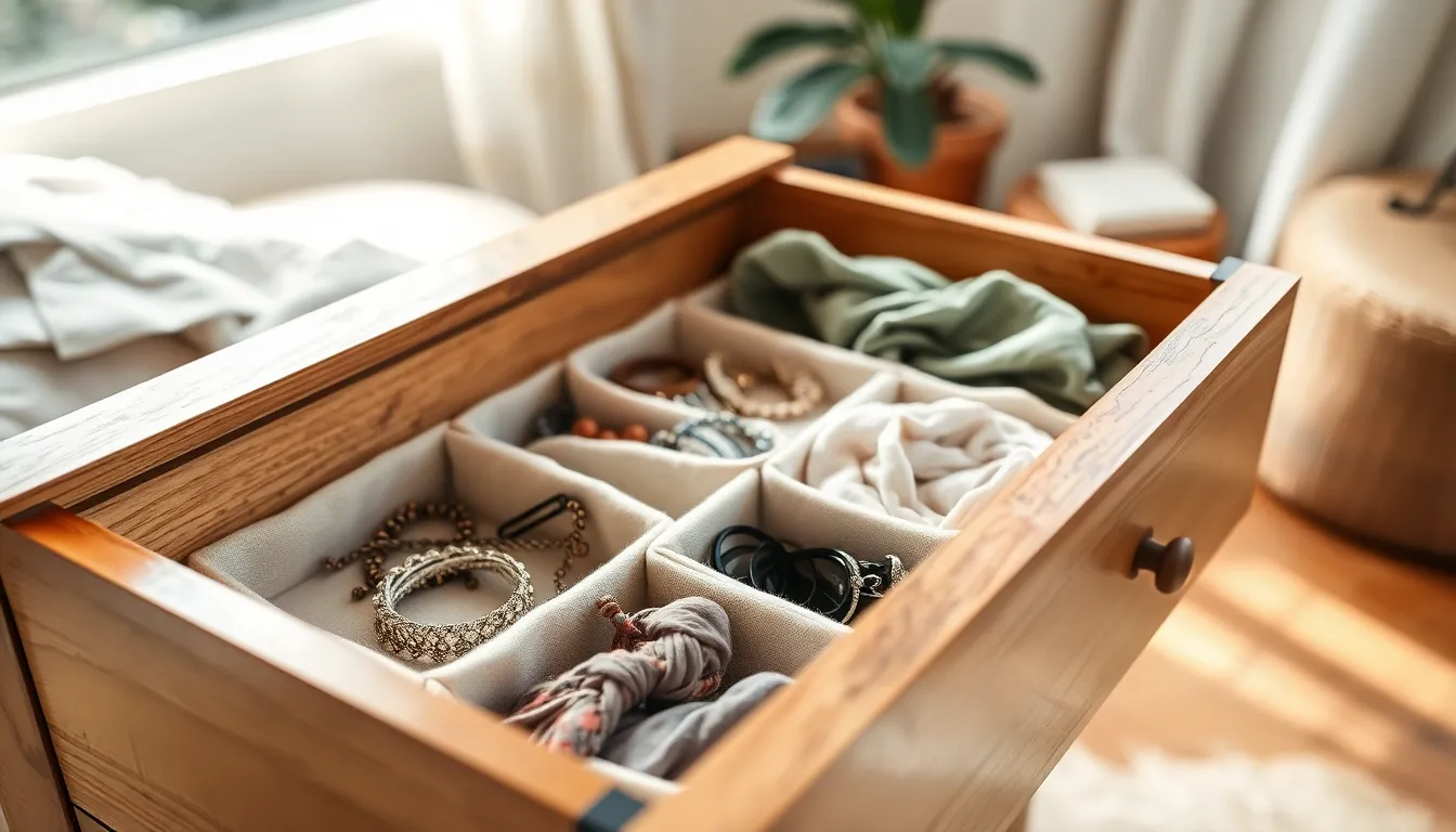 키앤 칸막이 정리함을 활용한 다양한 수납 예시