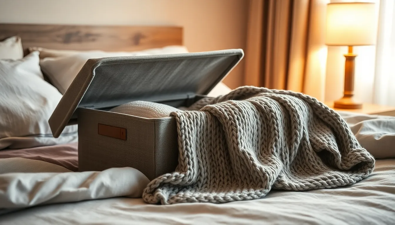 깔끔하게 정리된 옷장 모습