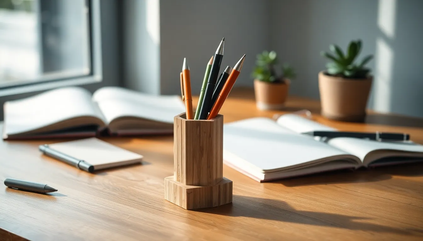 정리된 책상 예시