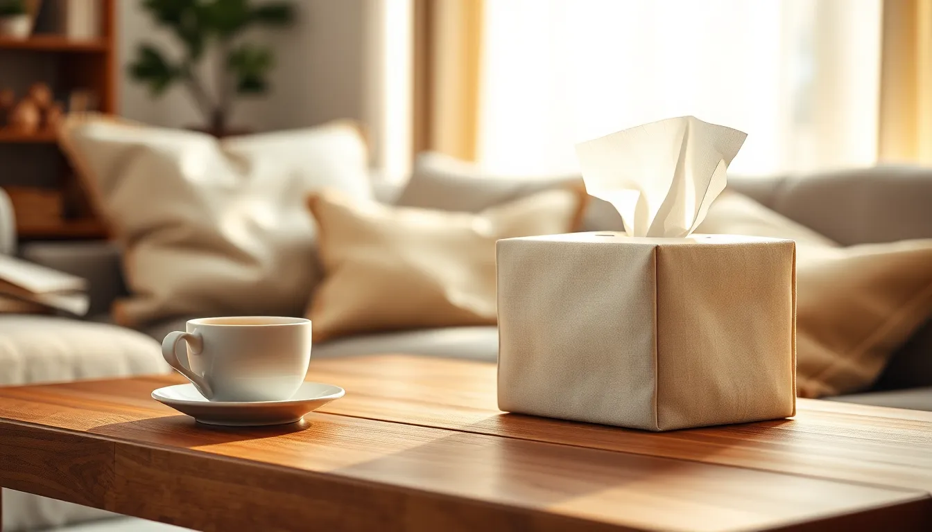 모던한 인테리어와 어울리는 기치 스테인리스 티슈 케이스