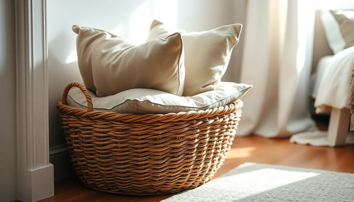 좁은 방 Before & After, 가을의선물 슬라이딩 철제 수납함 사용 전후 비교 사진. 수납함 하나로 깔끔하게 정리된 공간 변화를 보여줍니다.