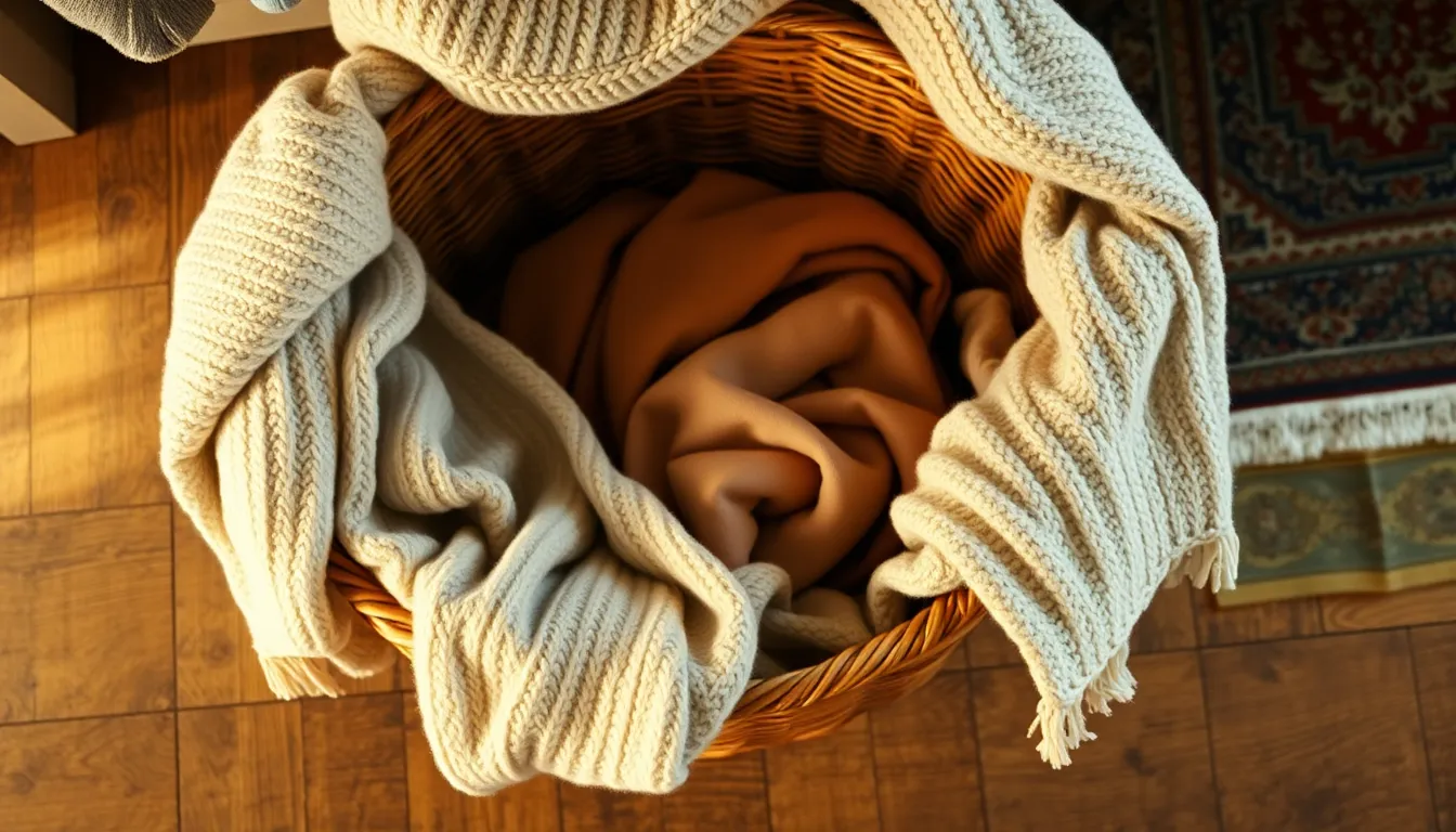 정리된 옷장 이미지