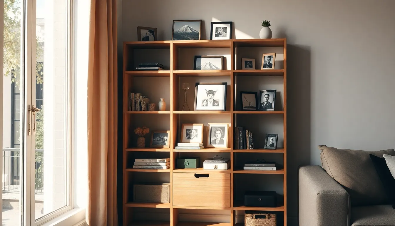 수납 선반 활용 예시 이미지