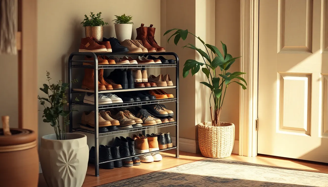 좁은 현관 공간 활용 예시