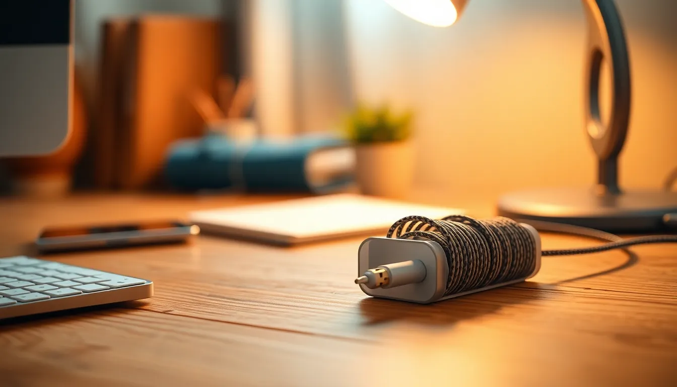 깔끔하게 정리된 책상 모습